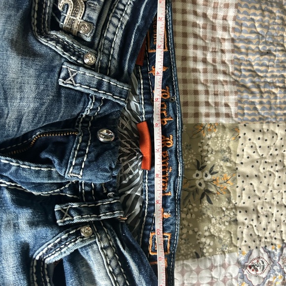 Rock Revival Faded Blue Flare Jeans - Picture 9 of 10
